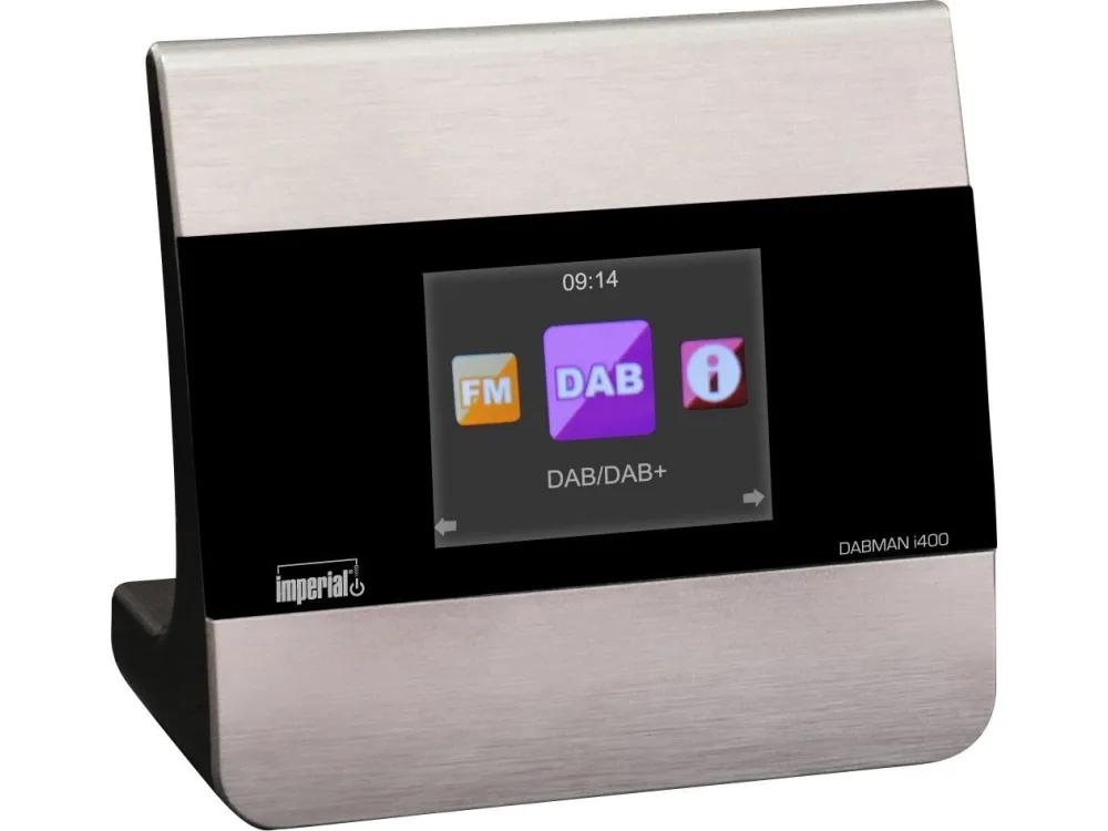 Imperial DABMAN i400, Digital, DAB , FM, UKW, 87,5 - 108 Mhz, 150 mm, 81 mm, 140 mm