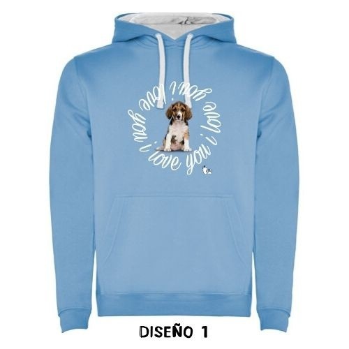 Moletom azul claro personalizável 