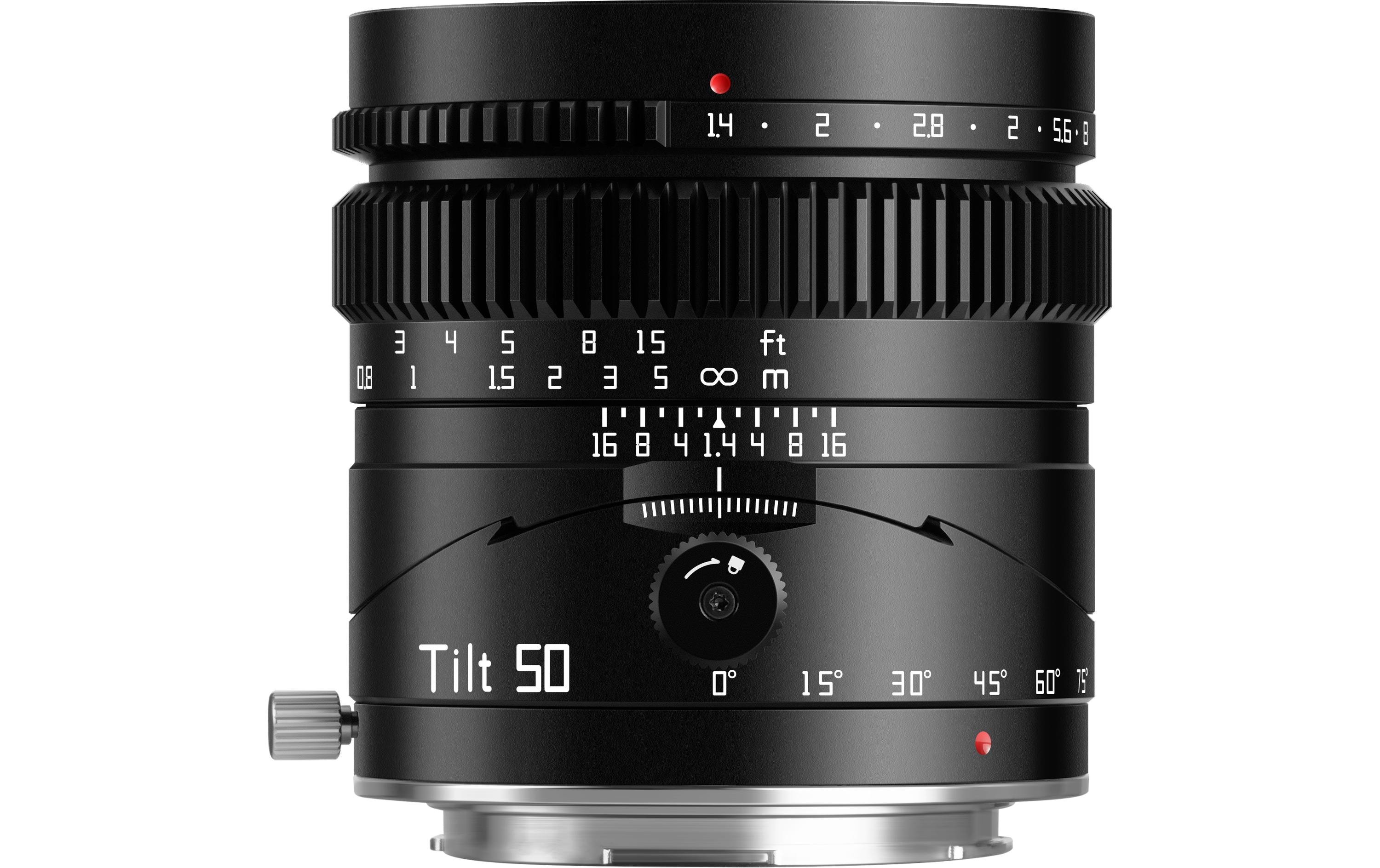 Festbrennweite Tilt 50mm F/1.4 – L-Mount<br>Festbrennweitenobjektiv mit erweiterter Fokussteuerung