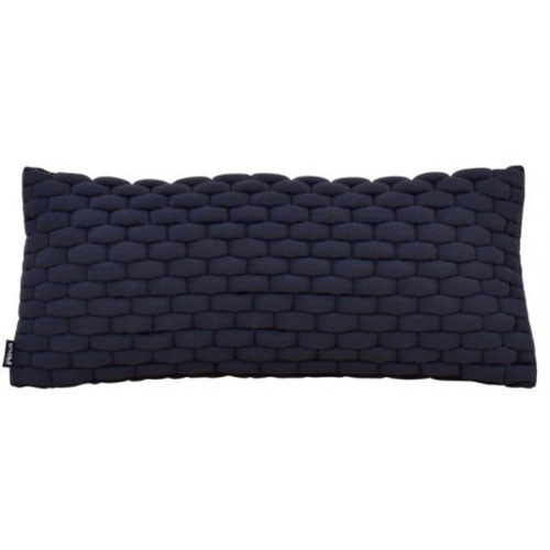CUSHION 3D WEAVE 30x70 Kussen 3D weave zwart
