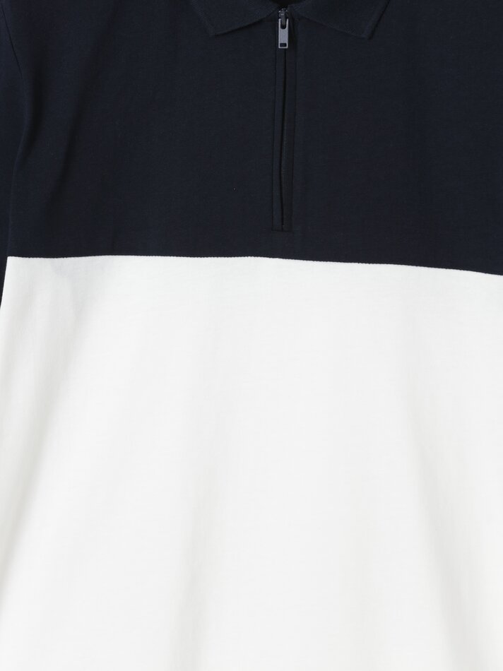 Bloco de cores Polo - Azul Marinho