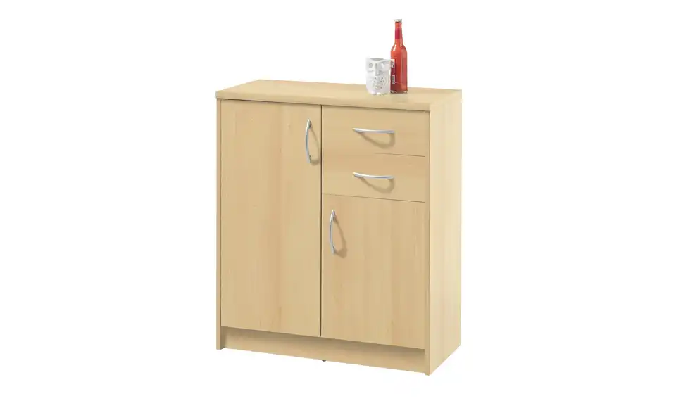 Kommode Optimus Buche (Nachbildung) Ausführung II (2 Türen/2 Schubkästen) 86 cm