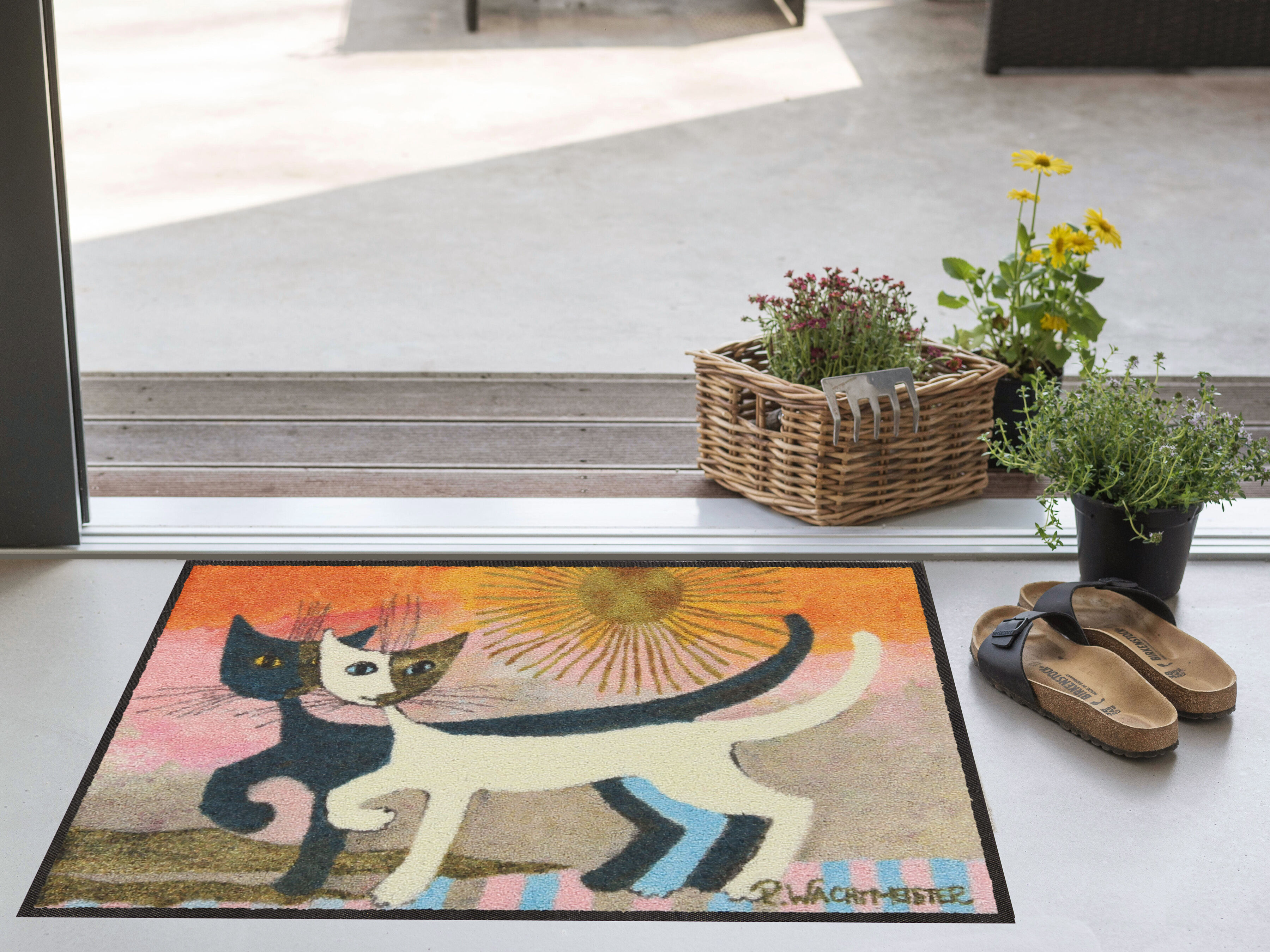 Rosina Wachtmeister Türvorlage Camminata al mattino 50x75 cm