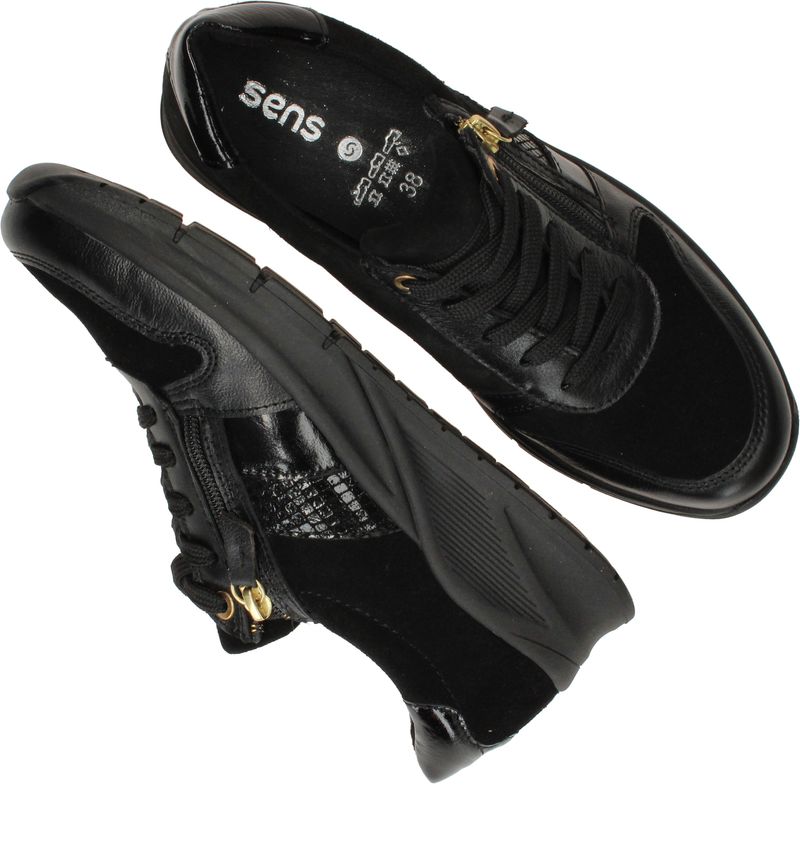 Sens Sneakers Zwart Dames