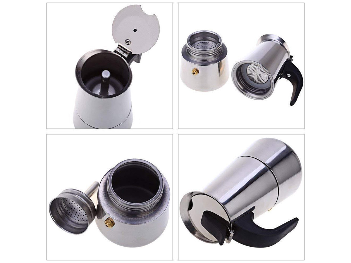 Nonna 9 kops RVS percolator