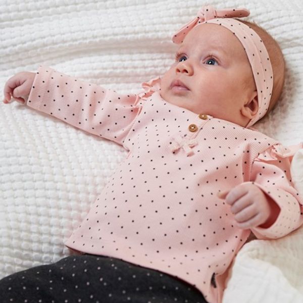 Feetje Dots T-Shirt Roze Mt. 68