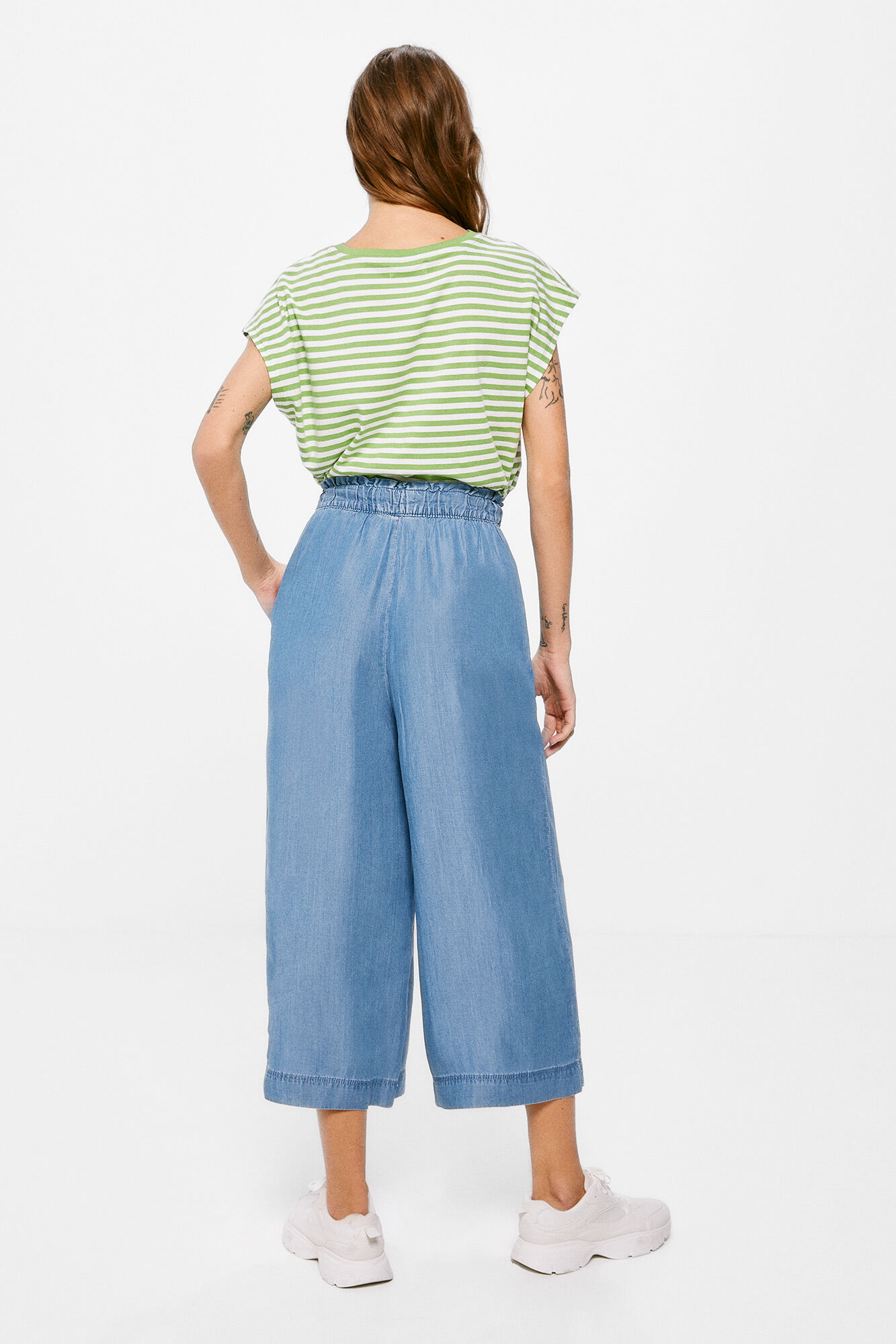 Calça jeans Tencel Panty - azul médio