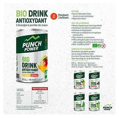 Punch Power Biodrink Antioxydant - Menthe - 500g