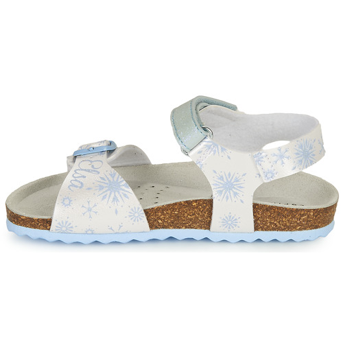 Geox - ADRIEL GIRL - Blanc / Bleu