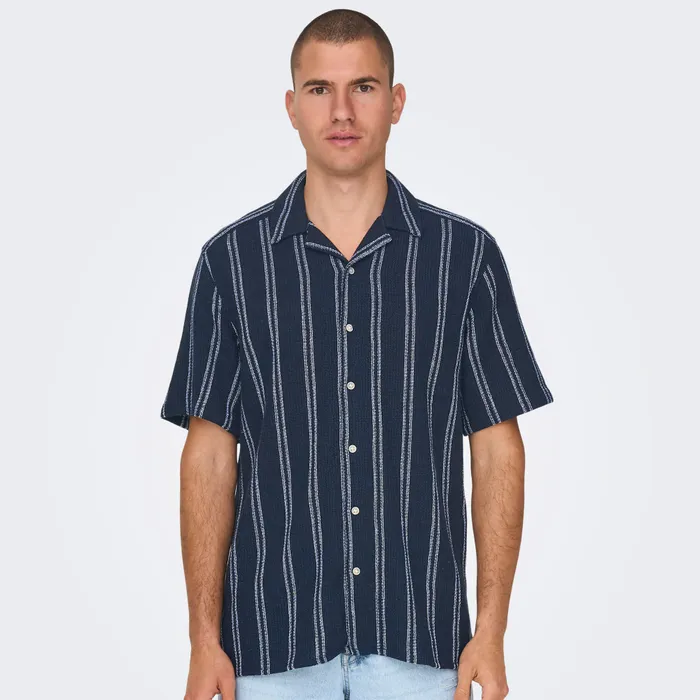 Only & Sons Trev Life Stripe Overhemd Heren