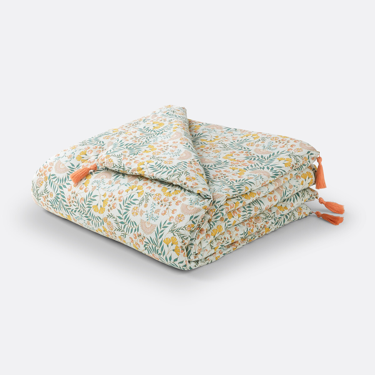 LA REDOUTE INTERIEURS<br>Edredom acolchoado estampado em algodão lavado, Majari
