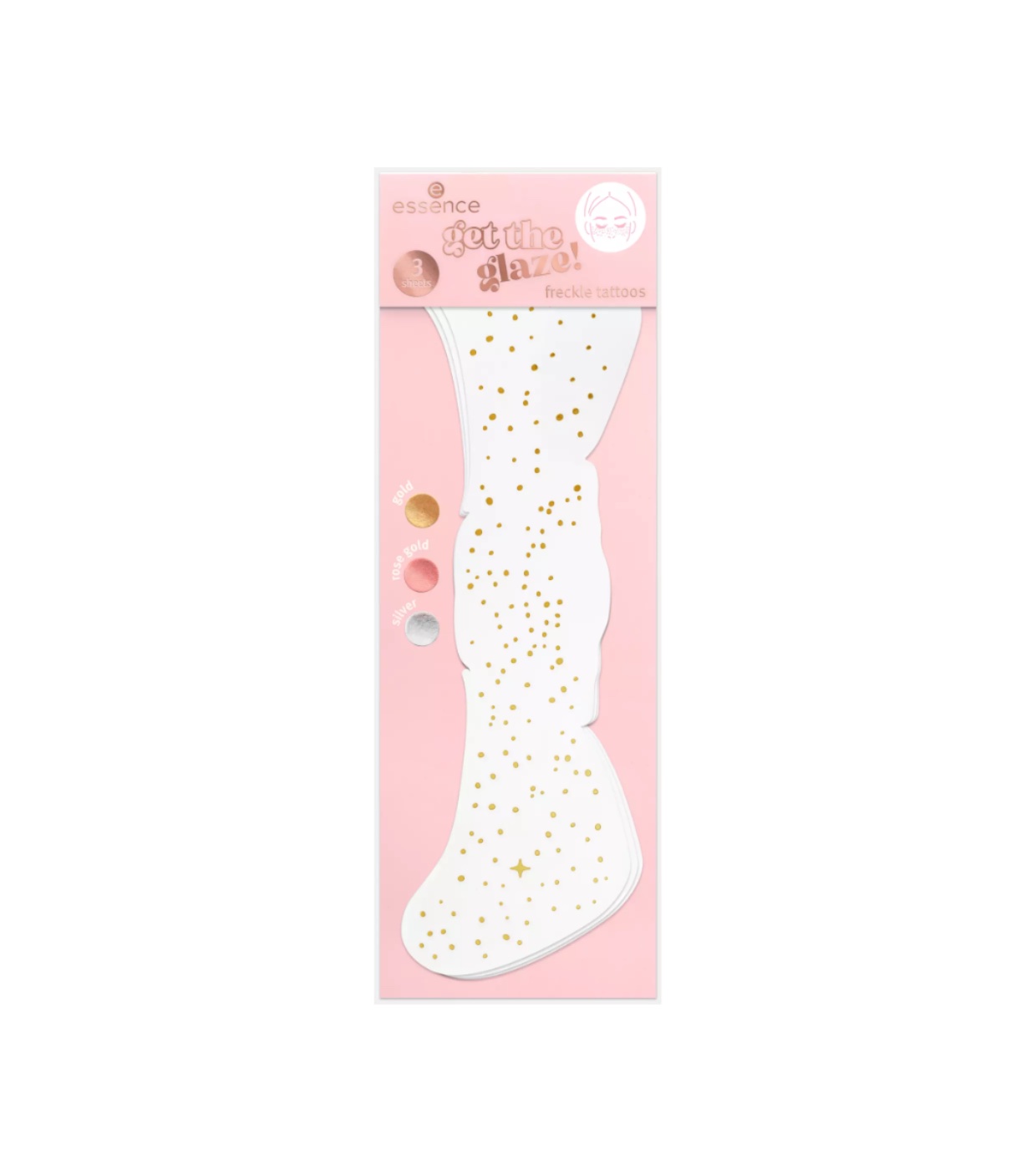 essence - *Get The Glaze* - Tatuagem de sardas