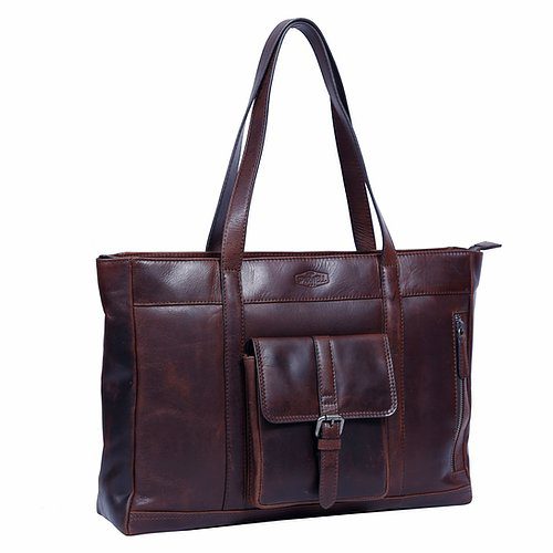 Sparwell Knox Laptopbag Creative Katherine | Shopper Dark Brown