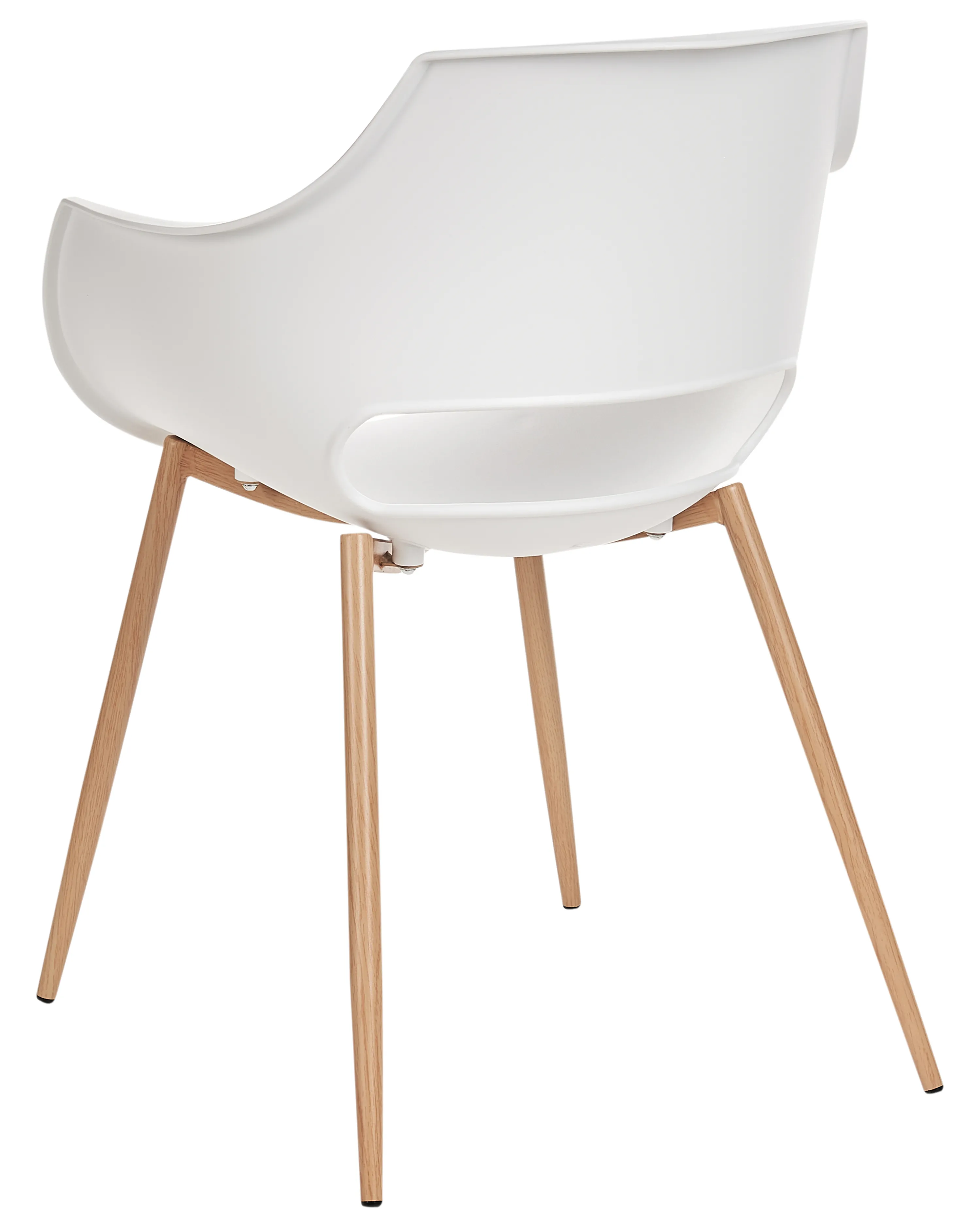 Set van 4 eetkamerstoelen MILLERS Wit