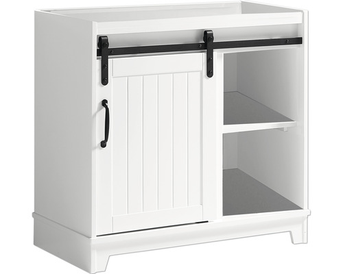 Wastafelmeubel Differnz Country side BxHxD 79 x 85 cm x 46 cm Frontkleur wit