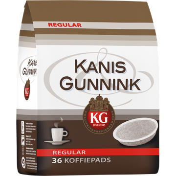 Kanis & Gunnink Regular Koffiepads 36 stuks