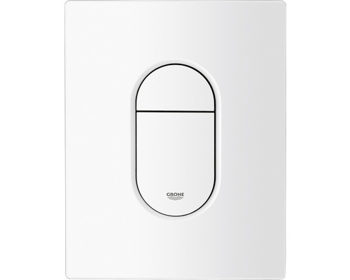 GROHE Arena Cosmopolitan bedieningsplaat, glanzend wit / drukknop, glanzend wit 38844SH0