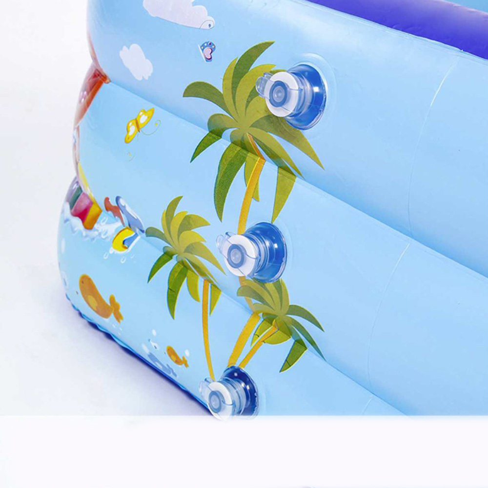 (150x110cm) Aufblasbares Kinder Planschbecken 3-Ring Pool - Strand