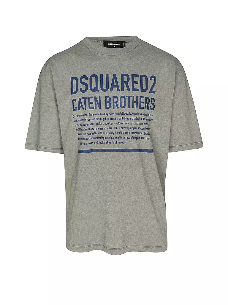 DSQUARED2 T-Shirt Loose Fit grau