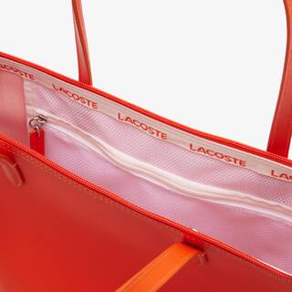Petit sac cabas zippé L.12.12 Concept uni Sacs à main & Cabas - Orange - Lacoste - Femme