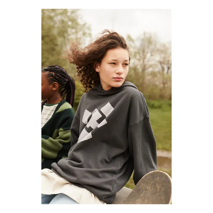 Main Story Hoodie Phantom Coton Bio | Noir