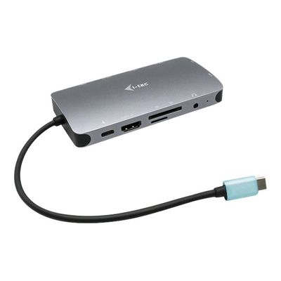 i-Tec USB-C Metal Nano - Station d'accueil - USB-C / Thunderbolt 3 - VGA, HDMI - GigE