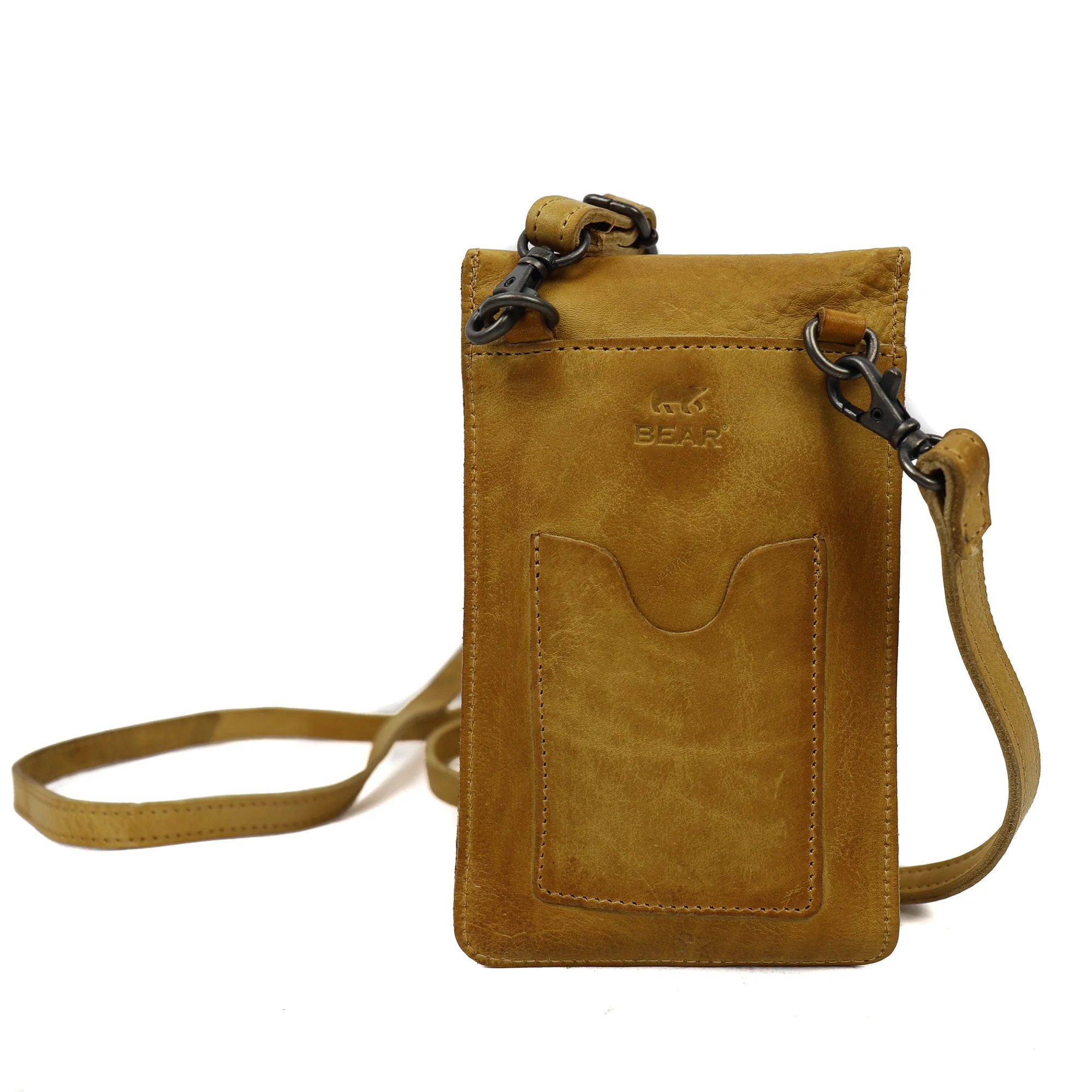 Bear Design Callisto Pelle Telefoontasje Priya Geel CP2071