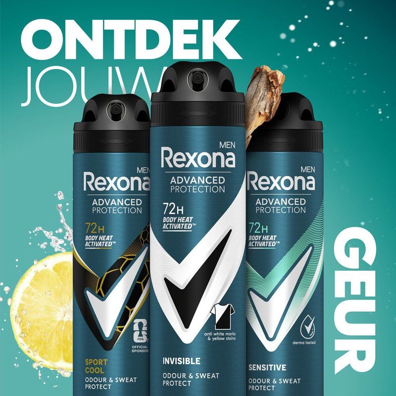 Rexona - Men Advanced Protection - Anti-Transpirant Spray - 72 Uur Bescherming