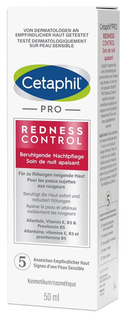 CETAPHIL PRO REDNESS CONTROL Creme beruhigende Nachtpflege Tb 50 ml