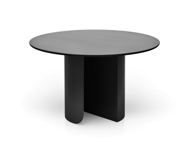 FÉST Plateau eettafel 120 zwart eiken blad