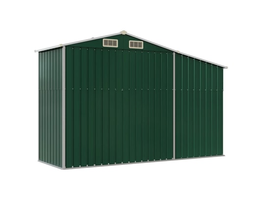 VIDAXL - Abri de jardin vert 277x93x179 cm acier galvanisé
