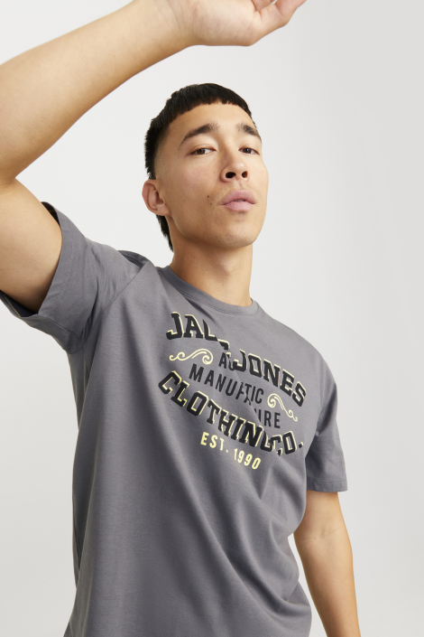 Jack & Jones grijze heren t-shirt