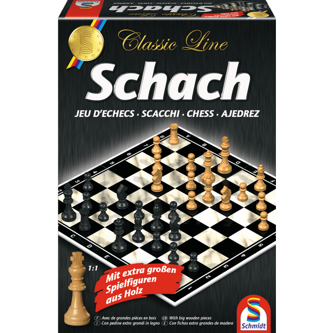 Schach mit großen Figuren