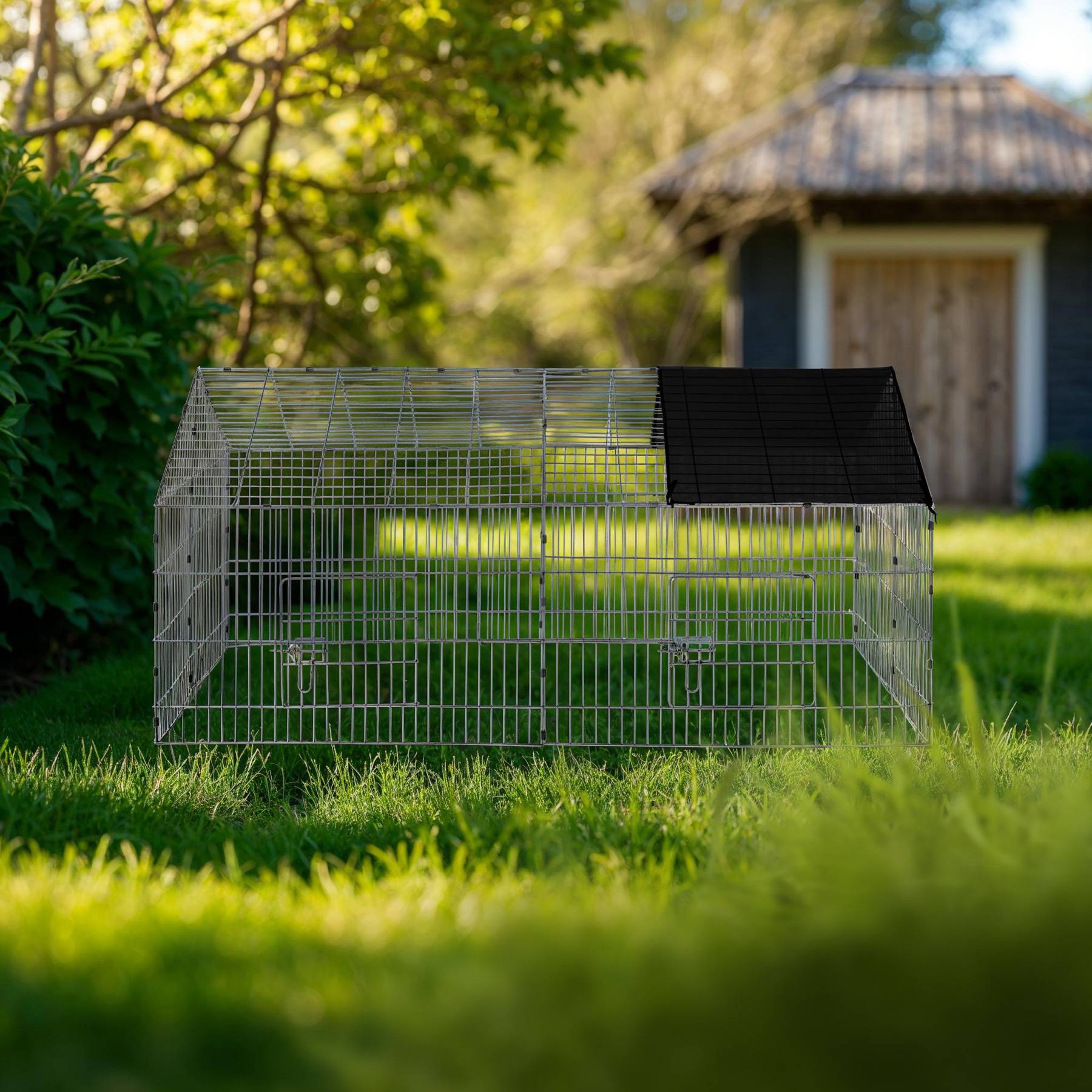 Freilaufgehege für Kaninchen