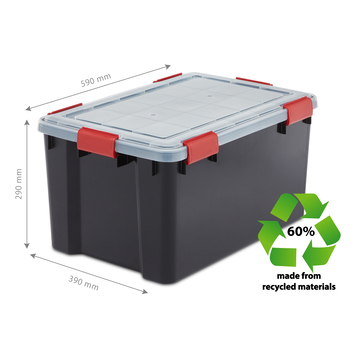 Iris opbergbox Click 50 liter waterdicht