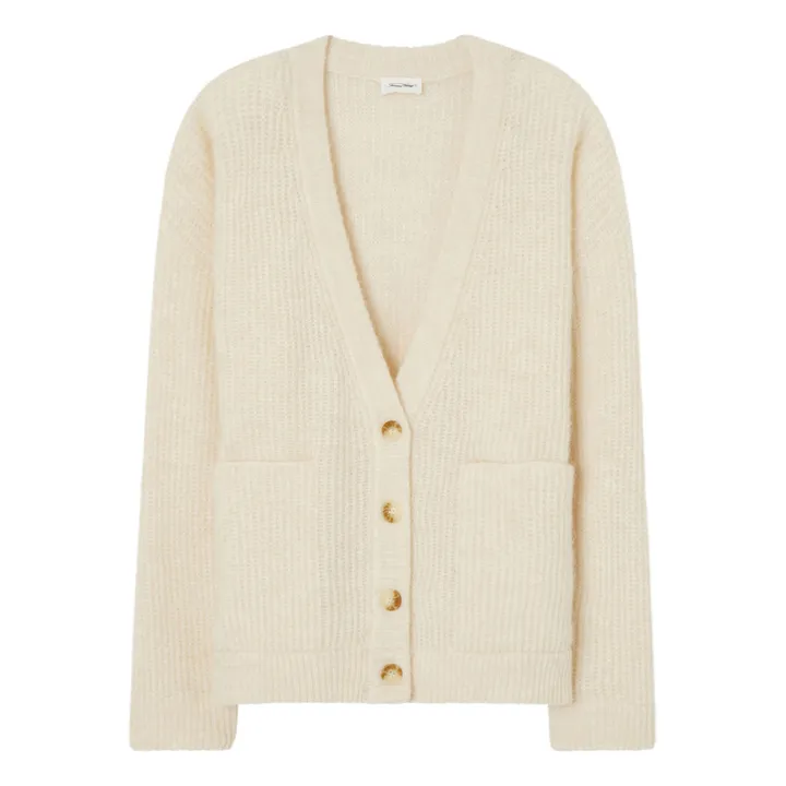 American Vintage Cardigan East Alpaga | Ecru chiné