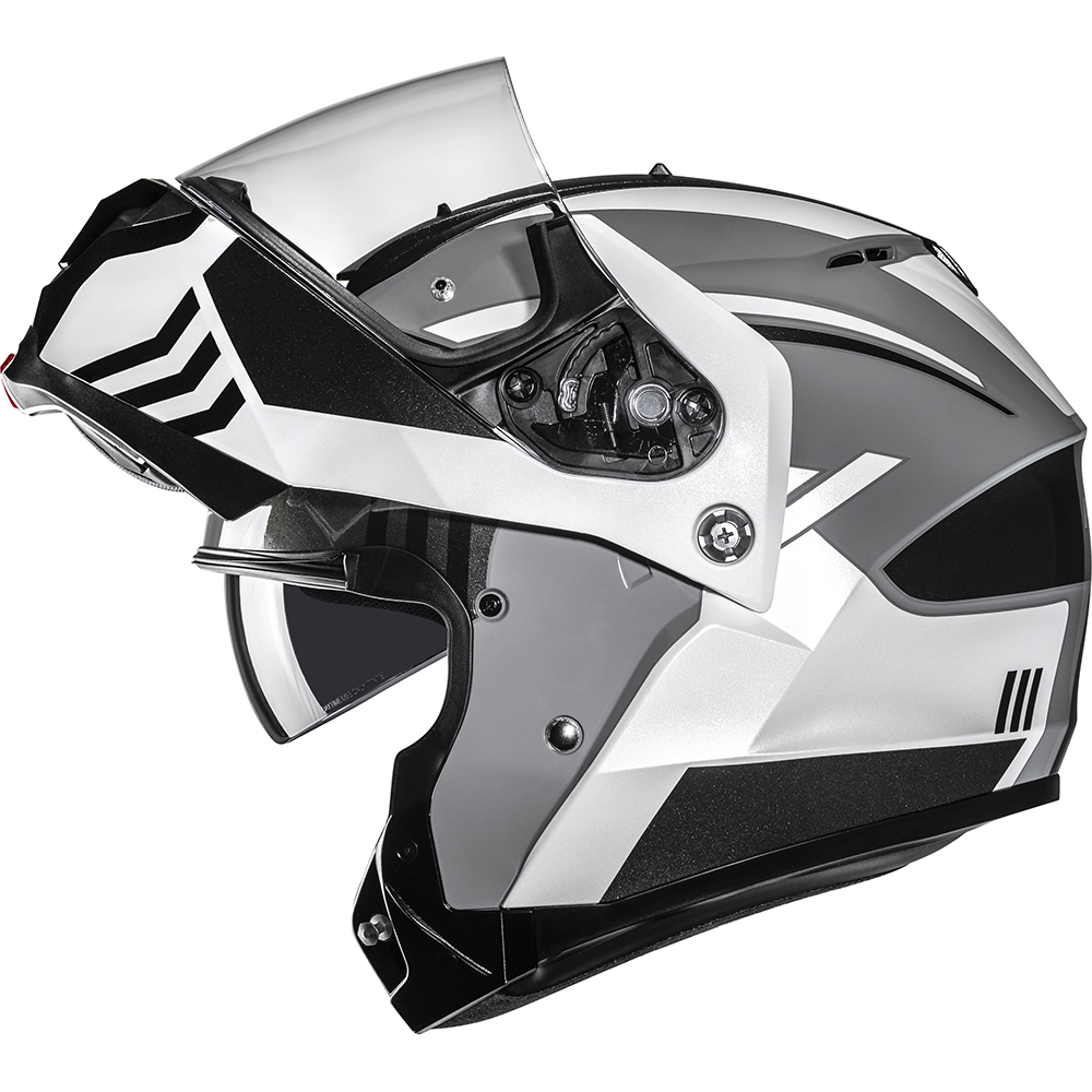HJC - Casque C91 N Kaon MC5 / Argent / Blanc / Noir