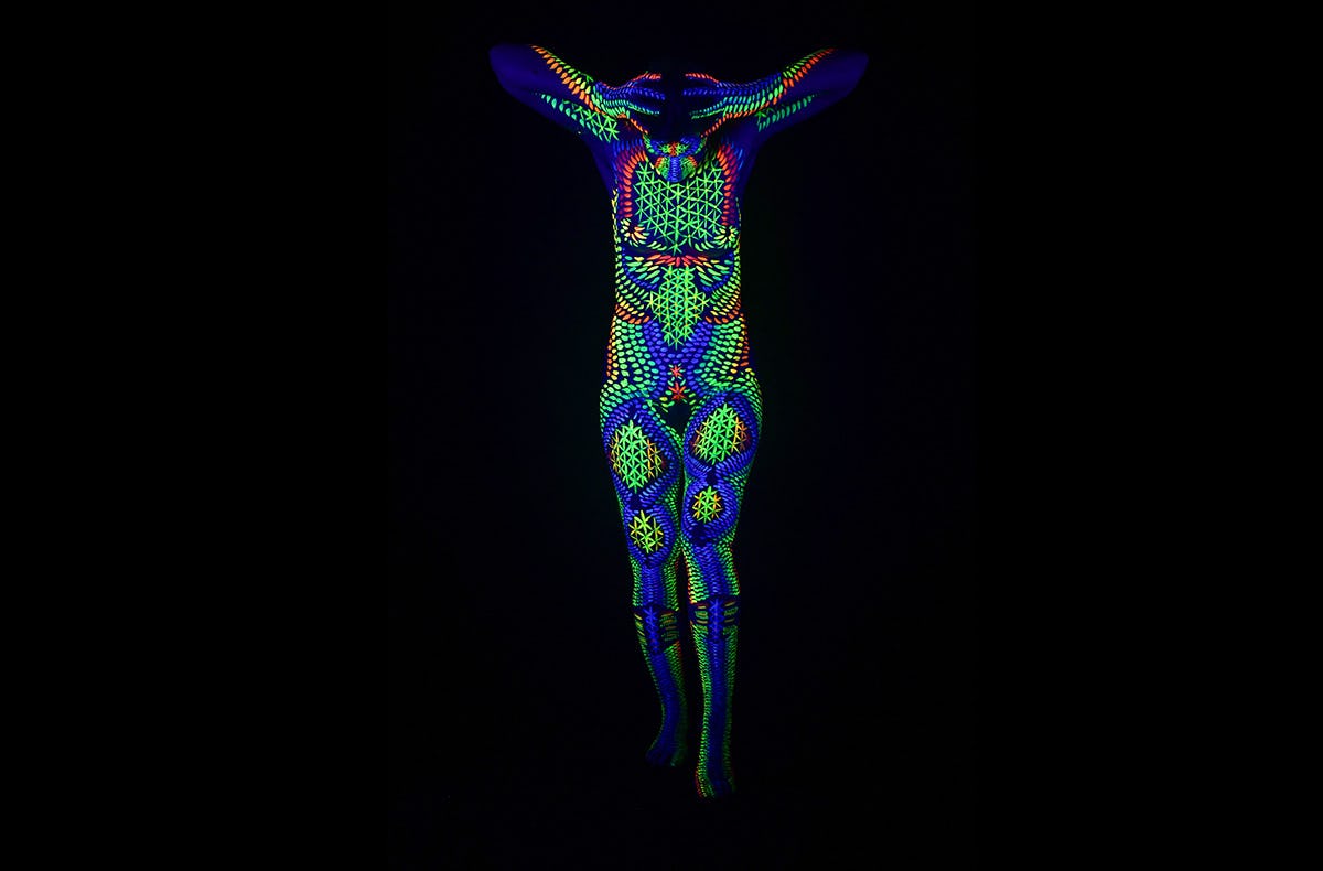 Bodypainting Fotoshooting in Garmisch-Partenkirchen als besonderes Geschenk