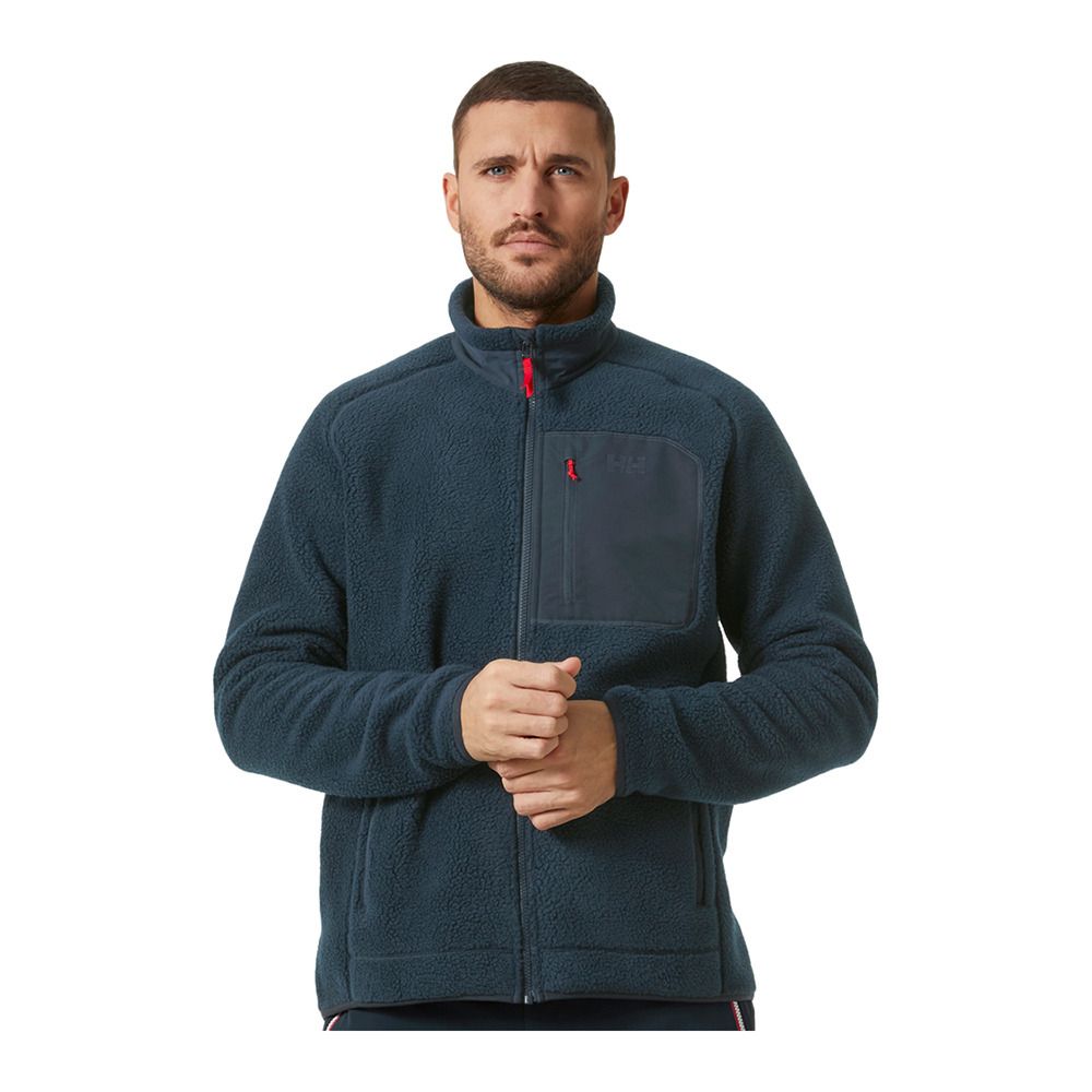 Helly Hansen PANORAMA PILE BLOCK - Polaire Homme navy