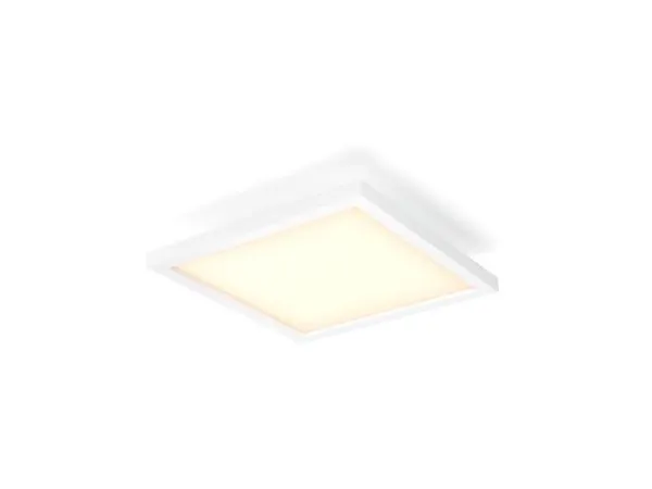 Philips Hue White ambiance Aurelle - Loftslampe - LED - 24.5 W - varmt til køligt hvidt lys - kvadrat - hvid