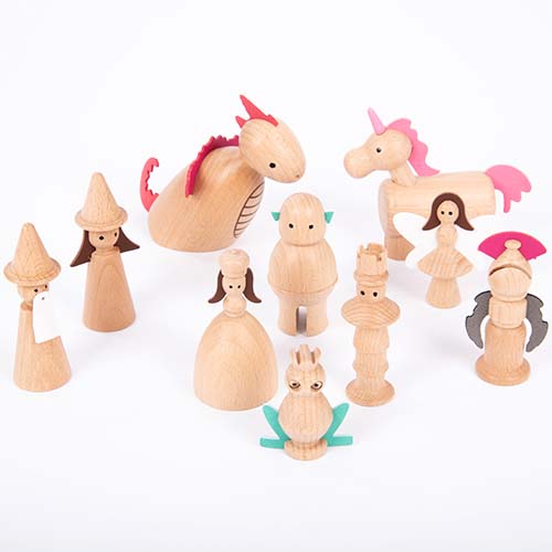 Tickit speelfiguren sprookjes - 10st