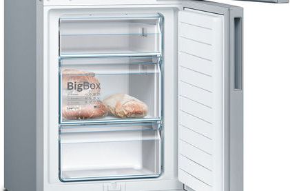 Bosch KGV33VLEA - Koel-vriescombinatie - RVS met easyAccess Glasplateaus