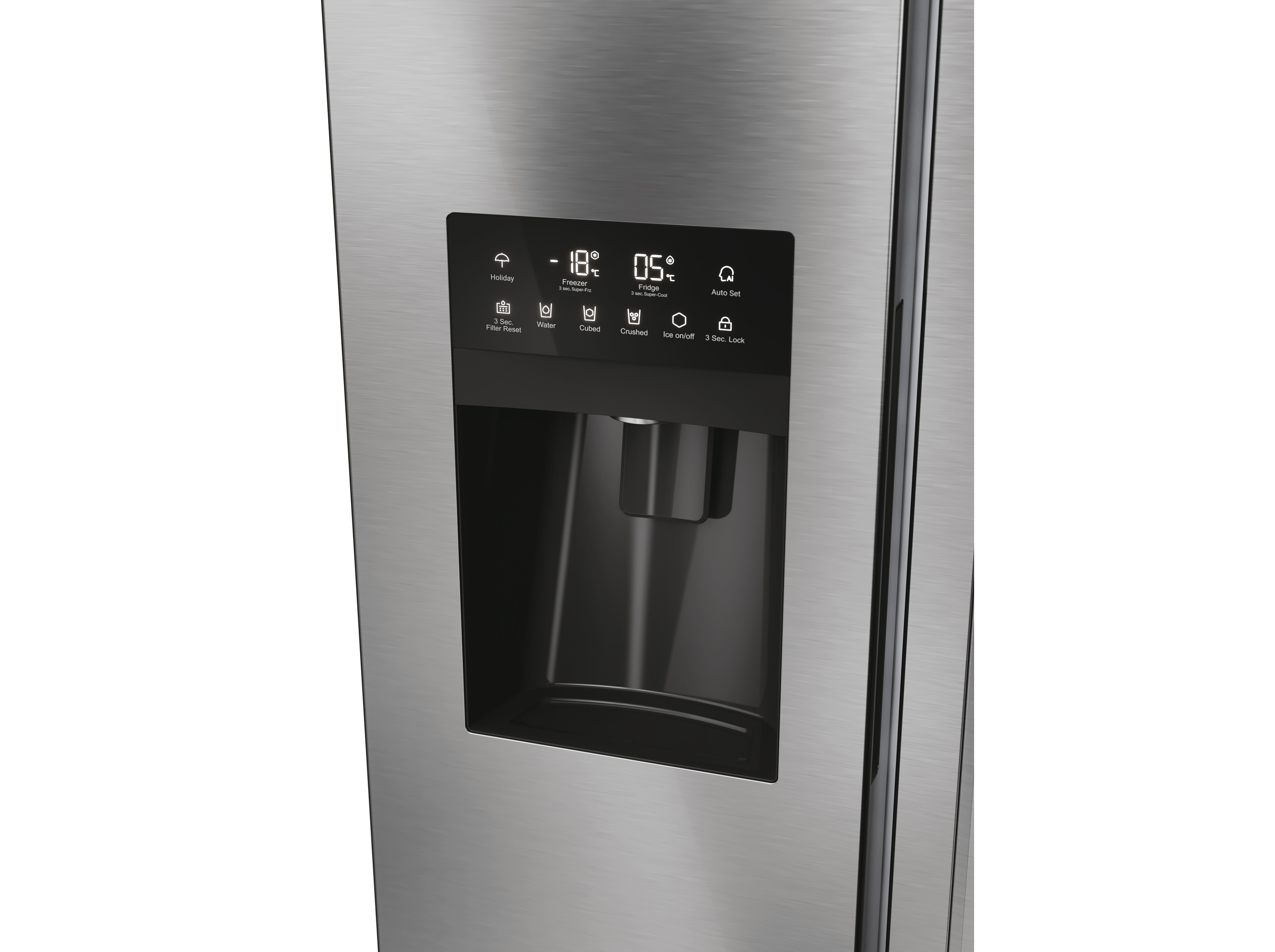 FRIGORIFICO AMERICANO COM DISPENSADOR HAIER HSR5918DIMP D INOX 511L