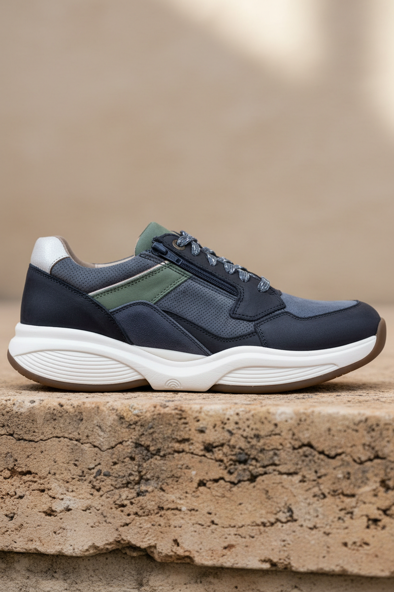 Xsensible SWX14 Stretchwalker Sneakers Blauw Heren