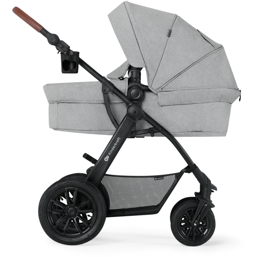 Kinderkraft Kombikinderwagen 3 in 1 XMOOV light gray