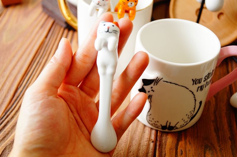 Choyce - Katten keramische lepel (verschillende ontwerpen)
