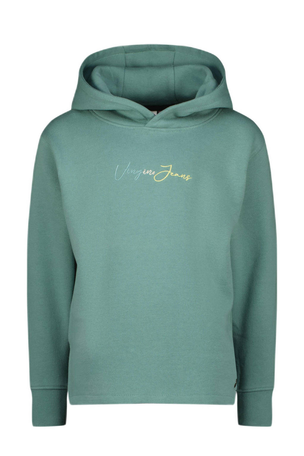 Vingino hoodie Nanjara met tekst mintgroen