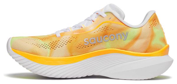 Chaussures Running Saucony Kinvara 15 Orange/Blanc Femme