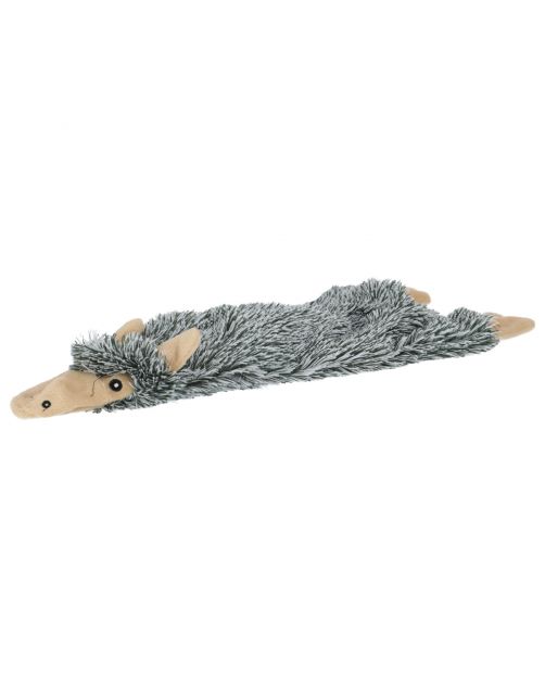 Adori Hondenspeelgoed Skinny Koe - Knuffel - 40 cm Grijs