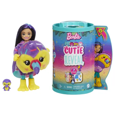 Barbie Cutie Reveal Chelsea Dschungel Serie - Tukan